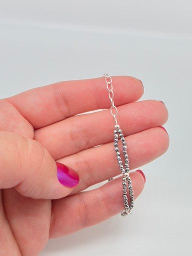 Armband i silver 925 med kristaller