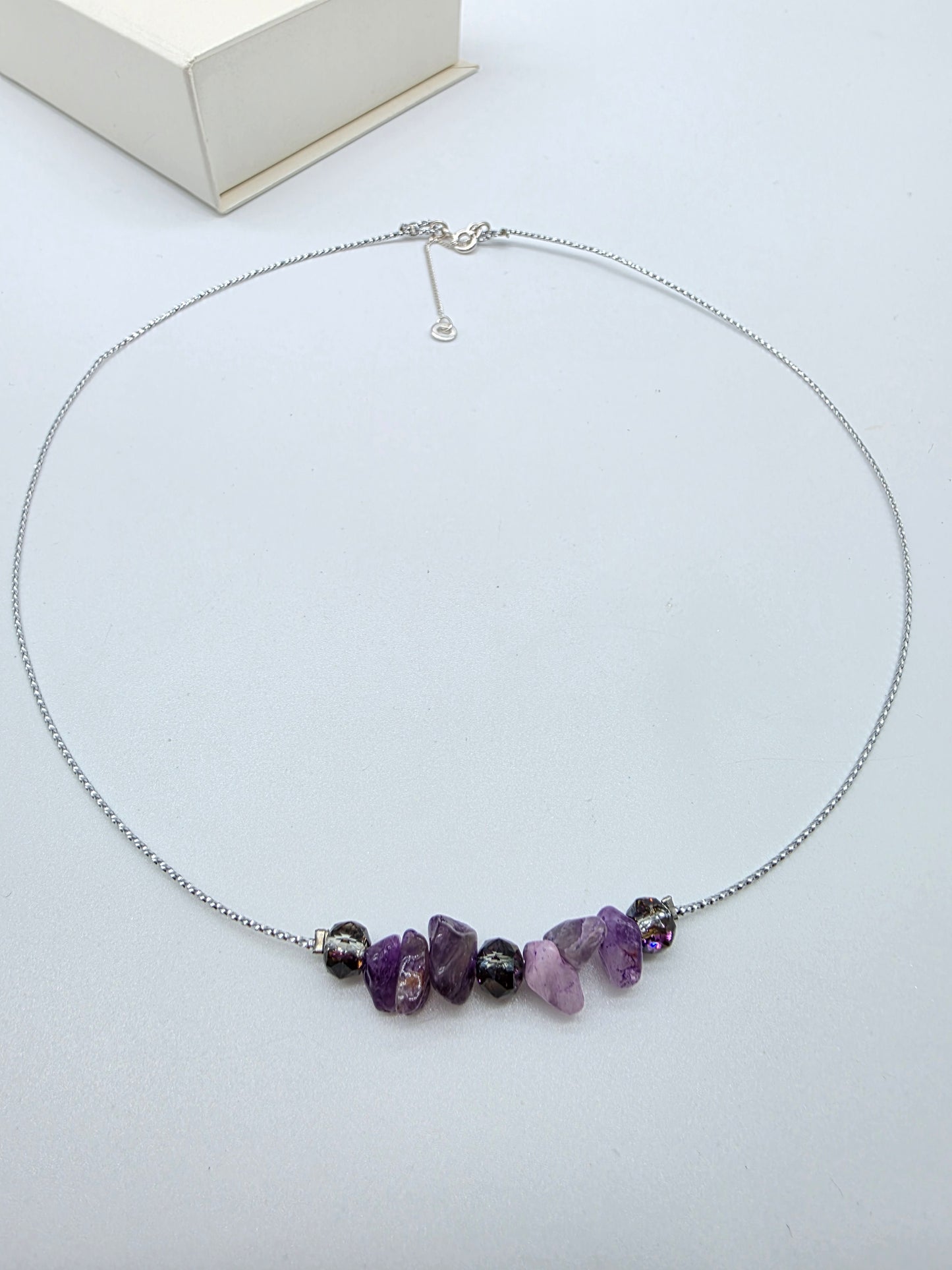 Halsband i silver 925 med kristaller