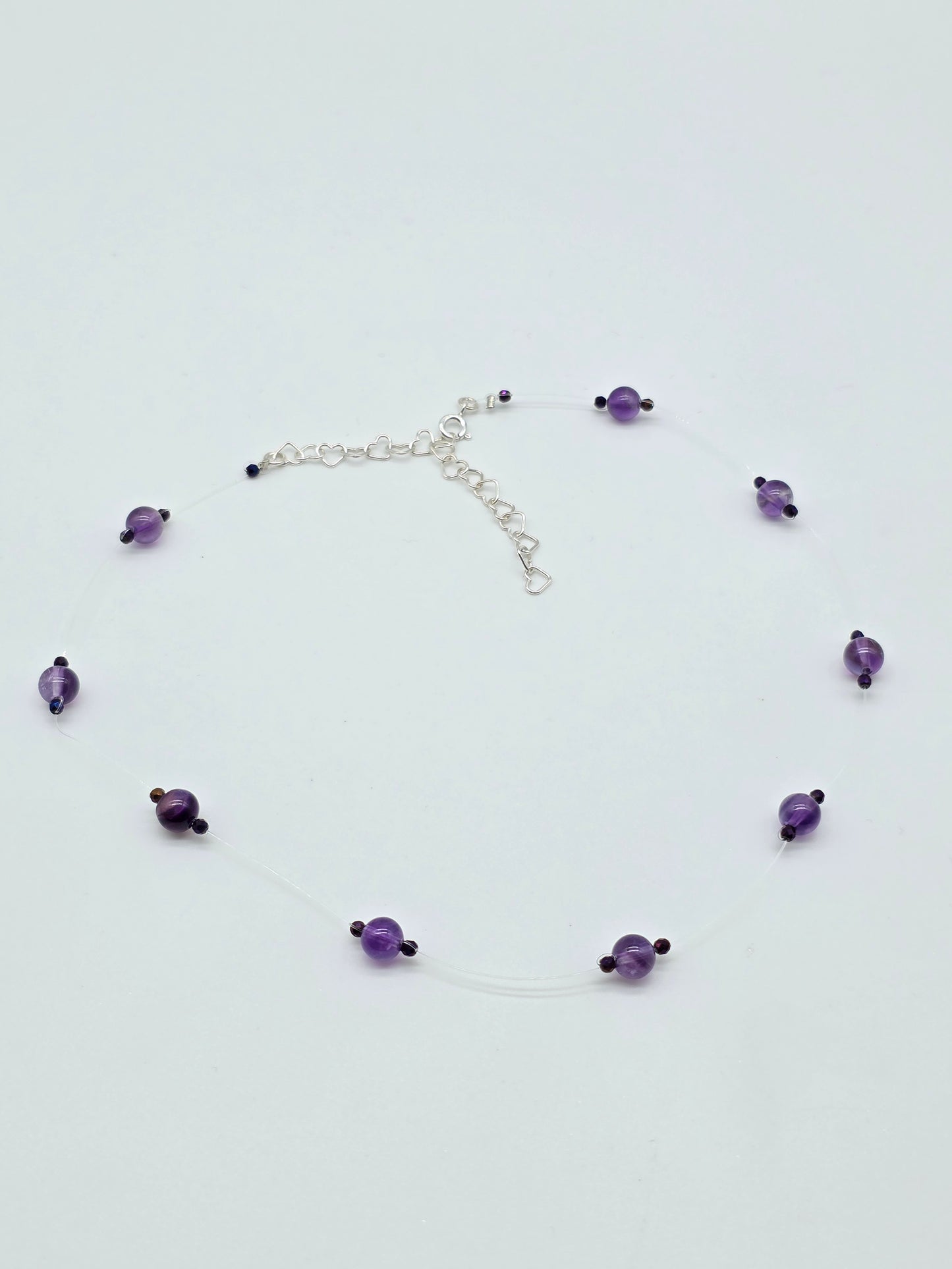Halsband i silver 925 med ametist