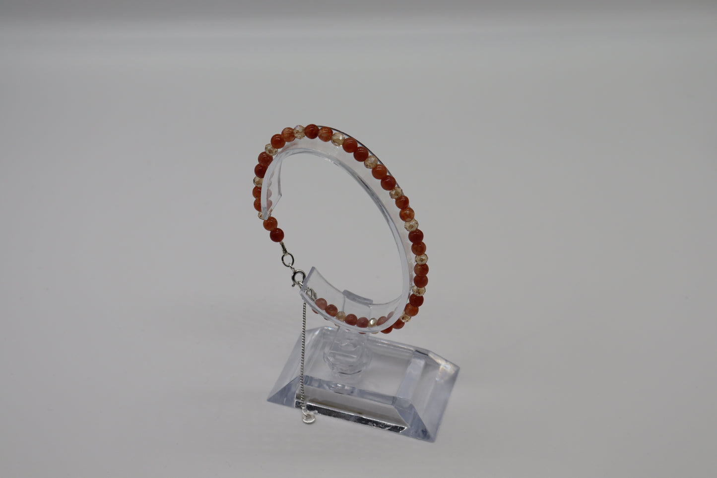 Elegant Armband i Silver med Kristaller