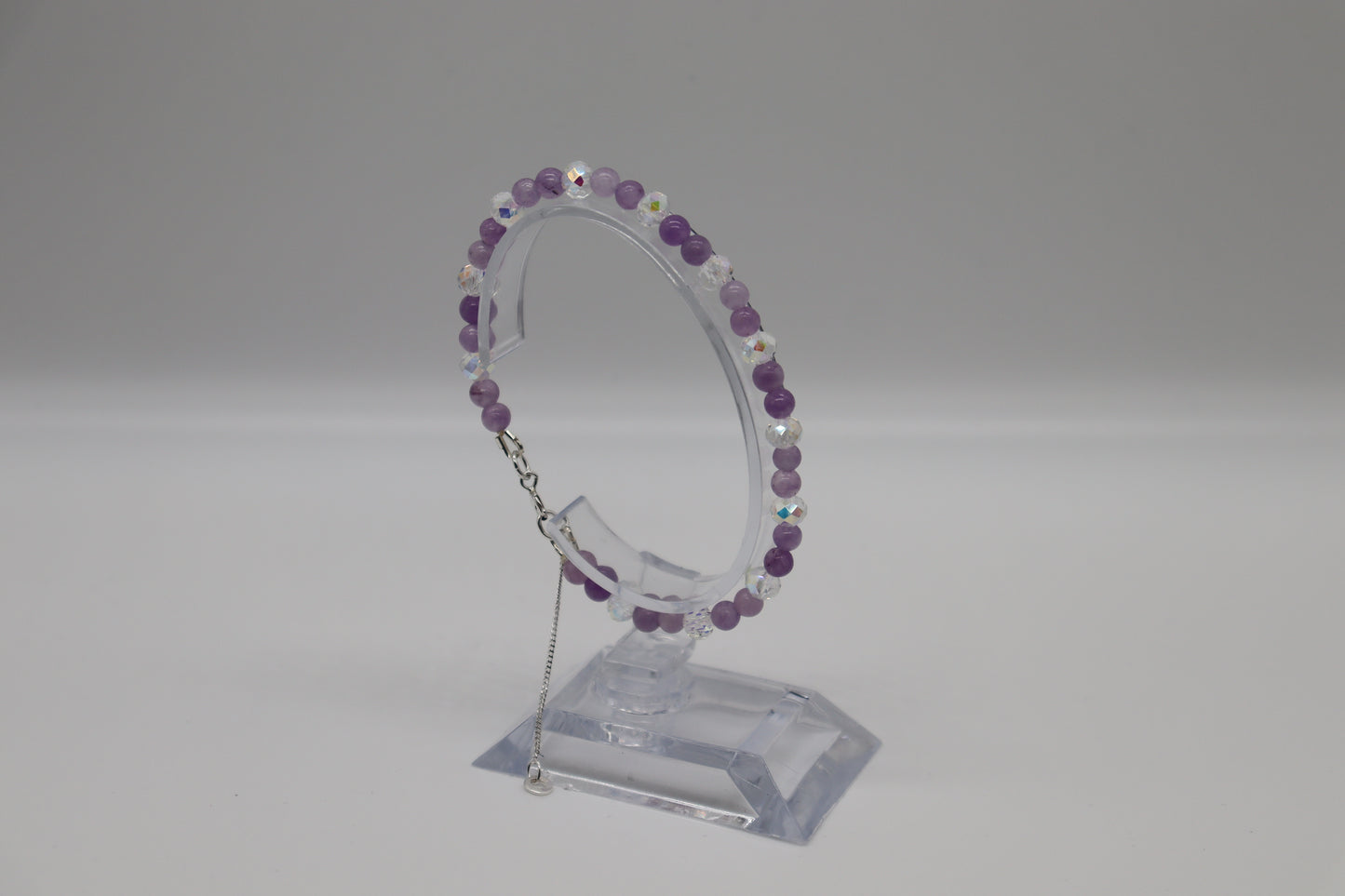 Elegant Armband i Silver med Kristaller