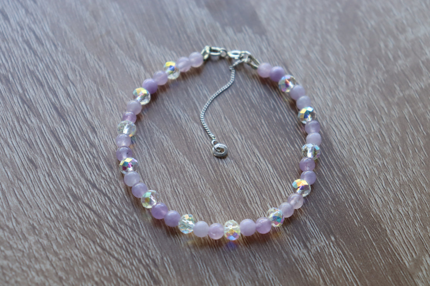 Elegant Armband i Silver med Kristaller