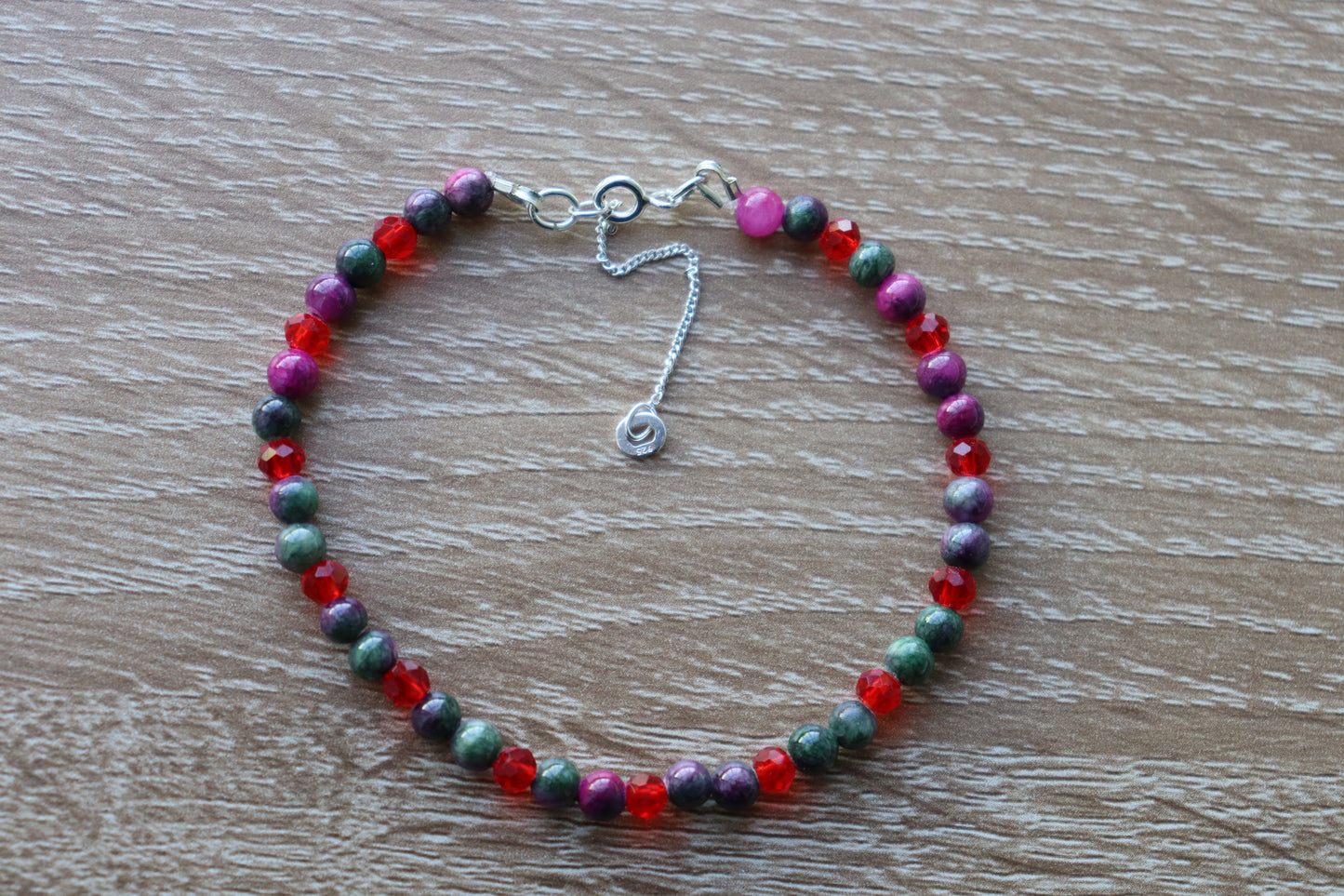 Elegant Armband i Silver med Kristaller