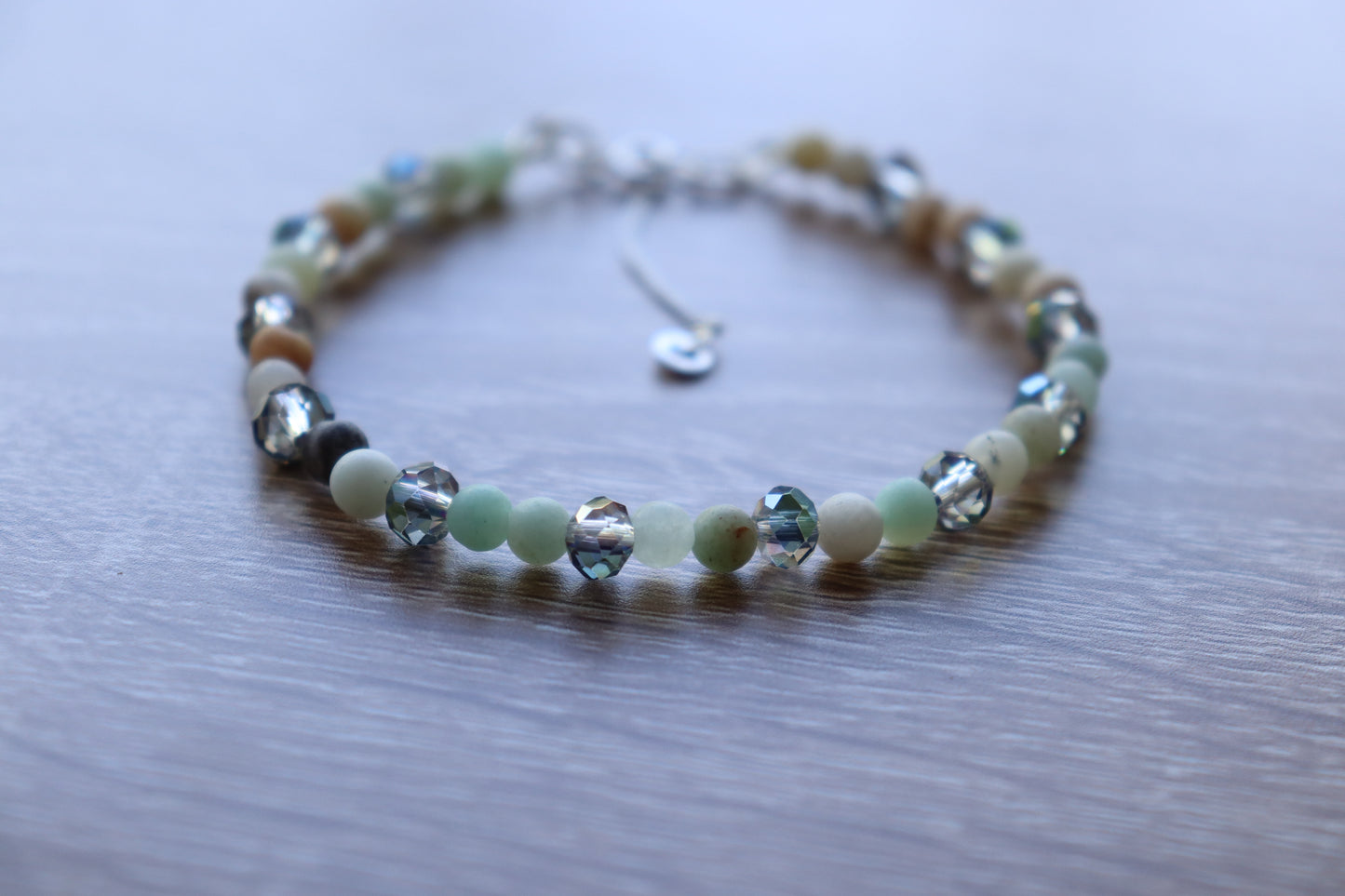 Elegant Armband i Silver med Kristaller