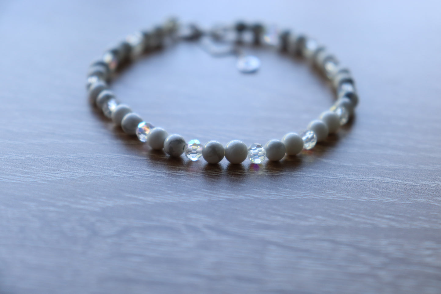 Elegant Armband i Silver med Kristaller