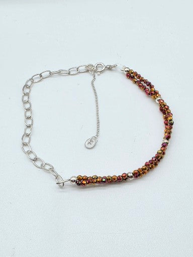 Armband i silver 925 med kristaller