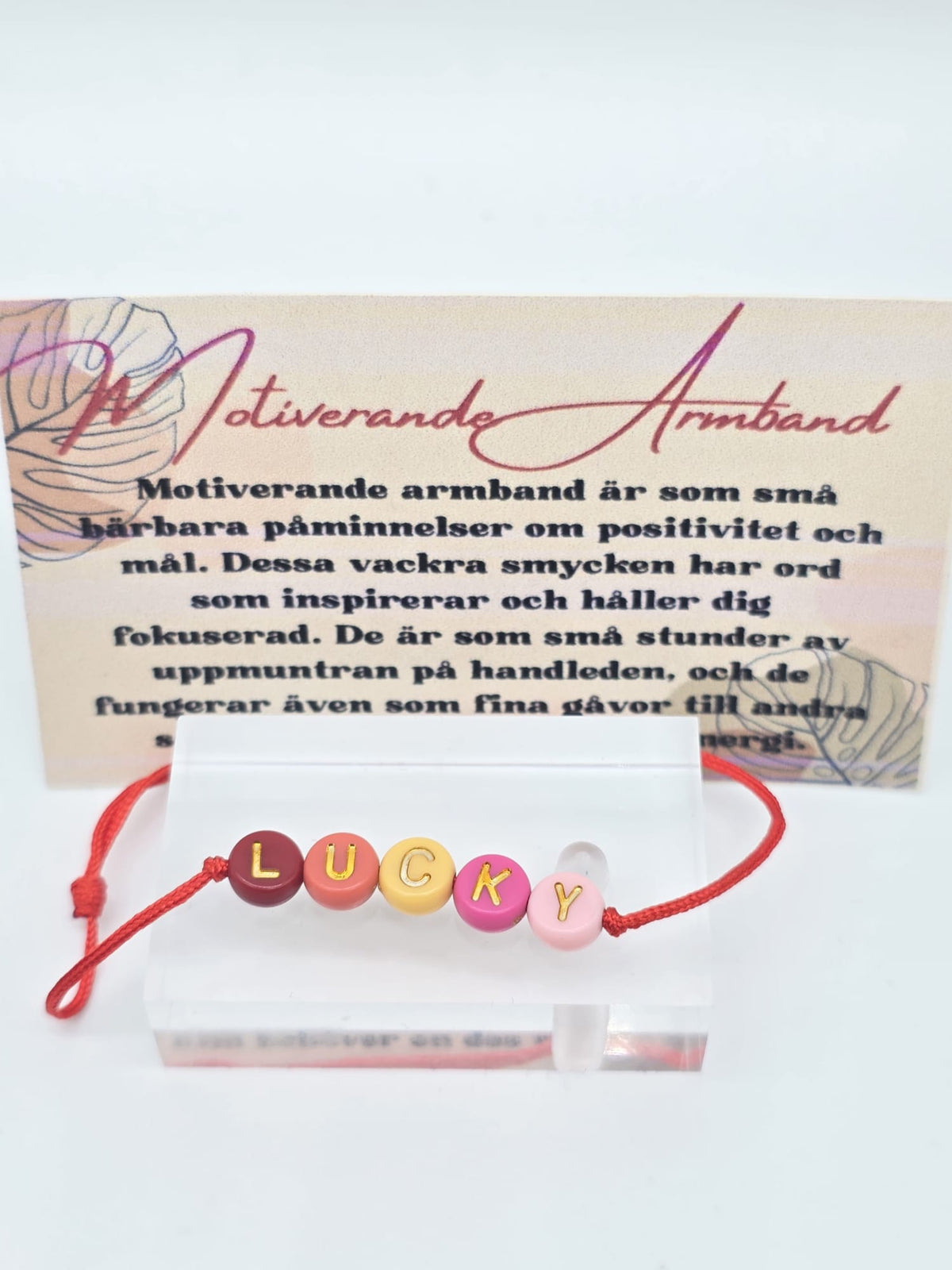 Motiverande armband