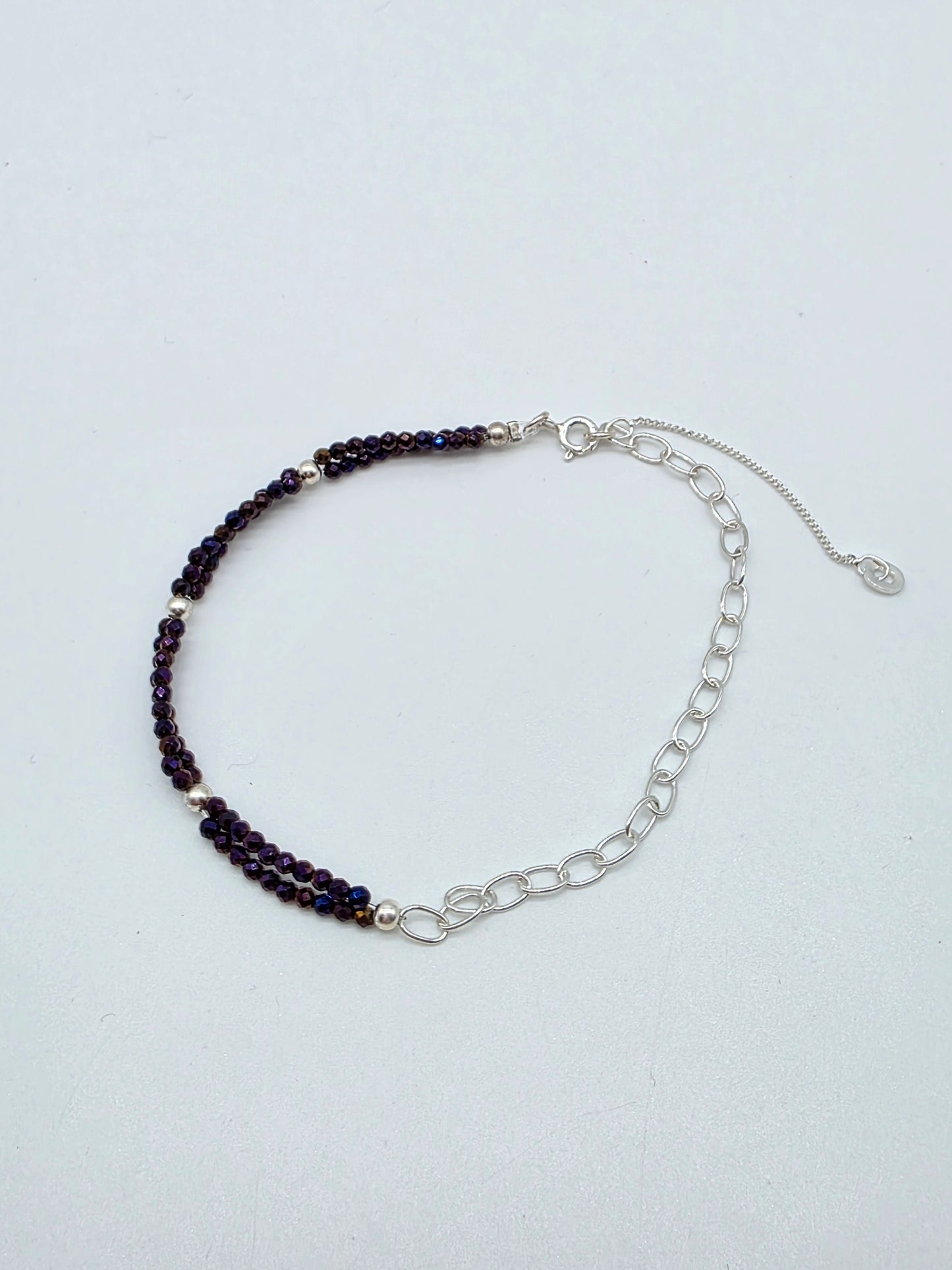 Armband i silver 925 med kristaller