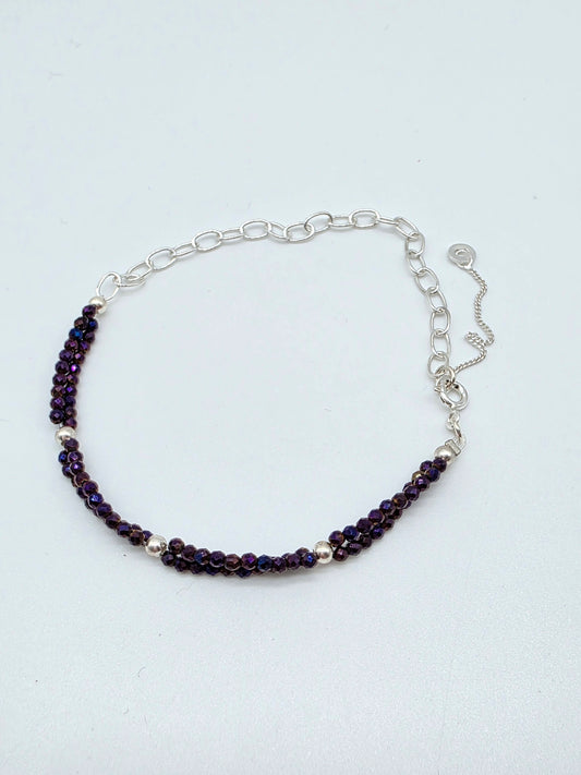 Armband i silver 925 med kristaller