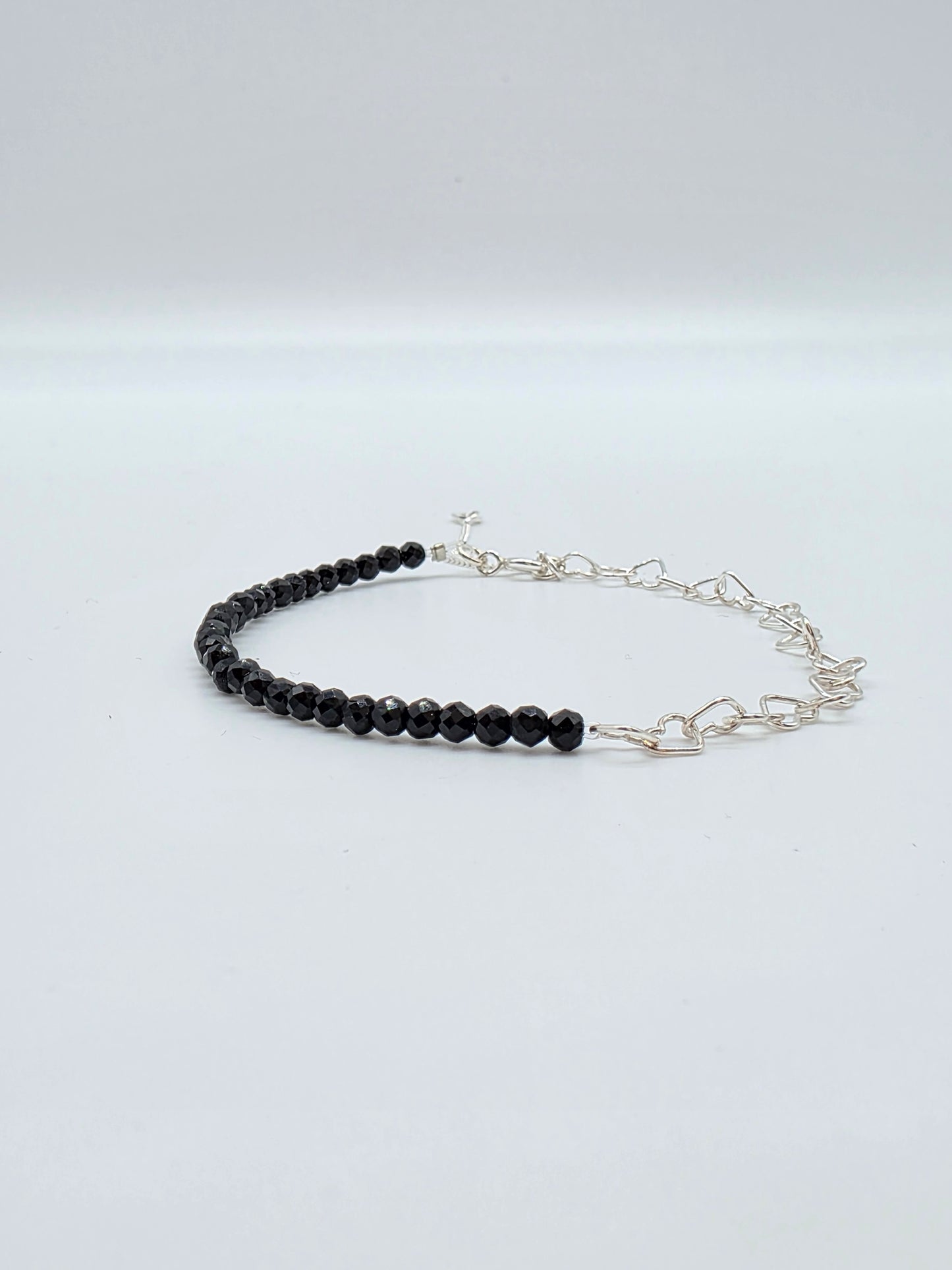 Armband i silver 925 med svarta kristaller