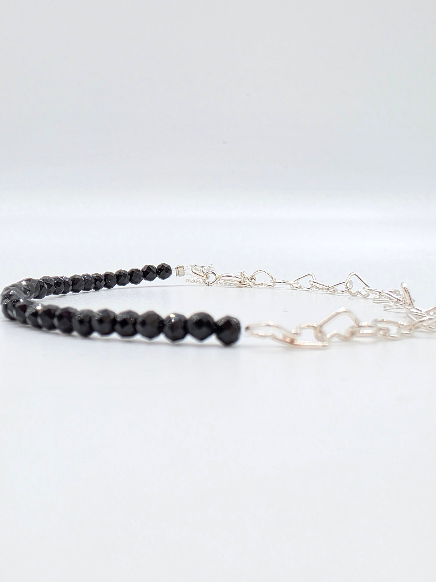 Armband i silver 925 med svarta kristaller