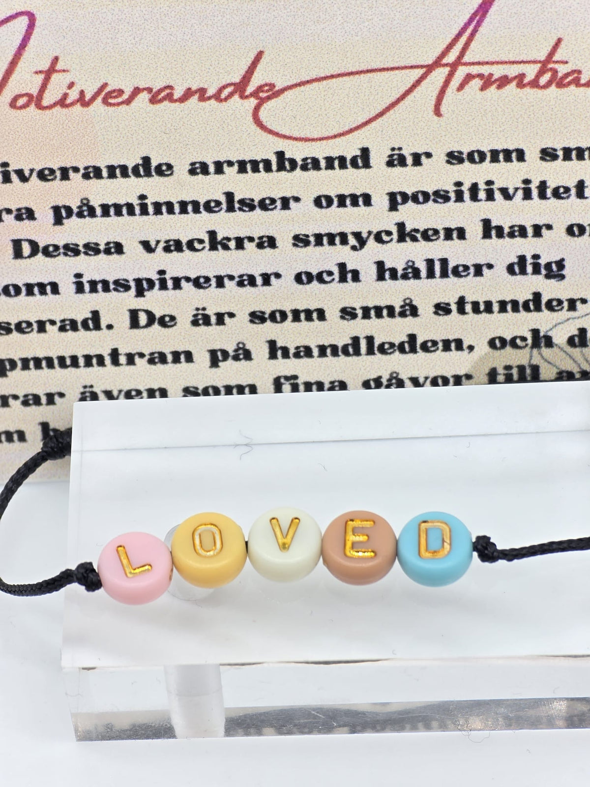 Motiverande armband
