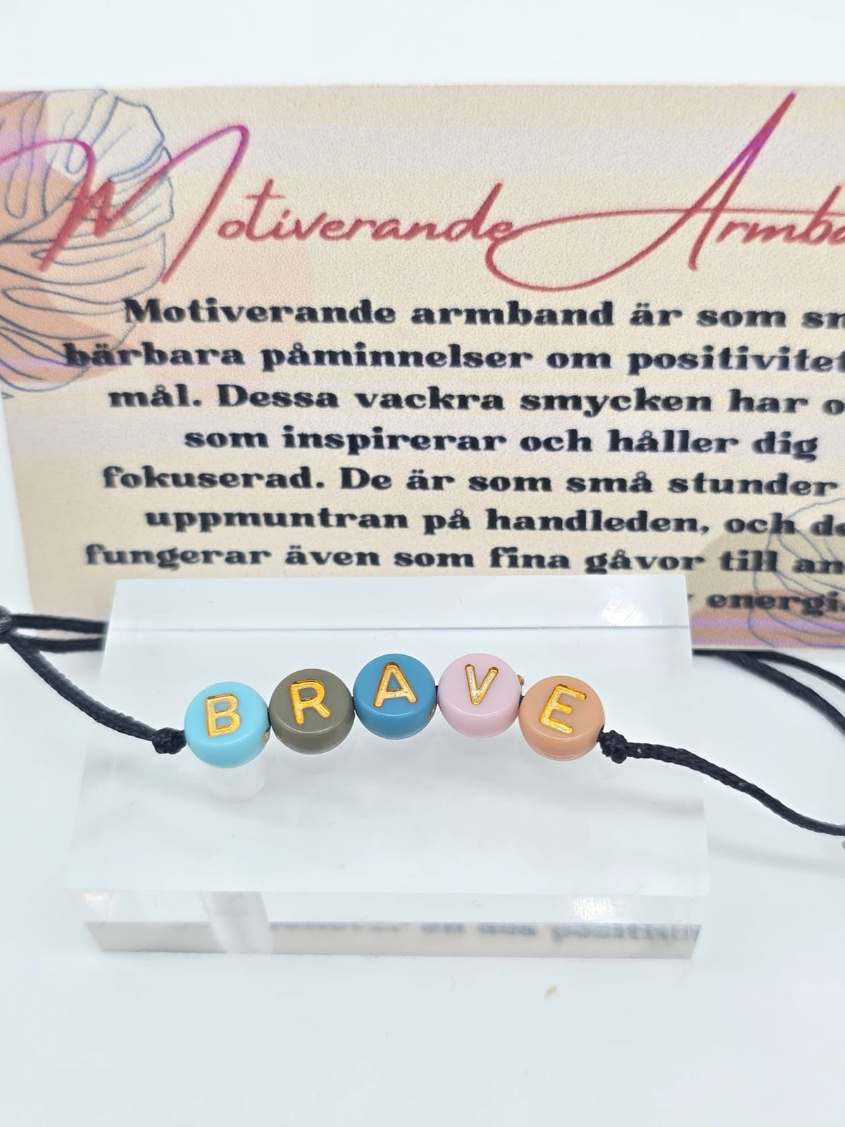 Motiverande armband