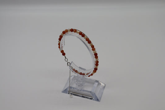 Elegant Armband i Silver med Kristaller