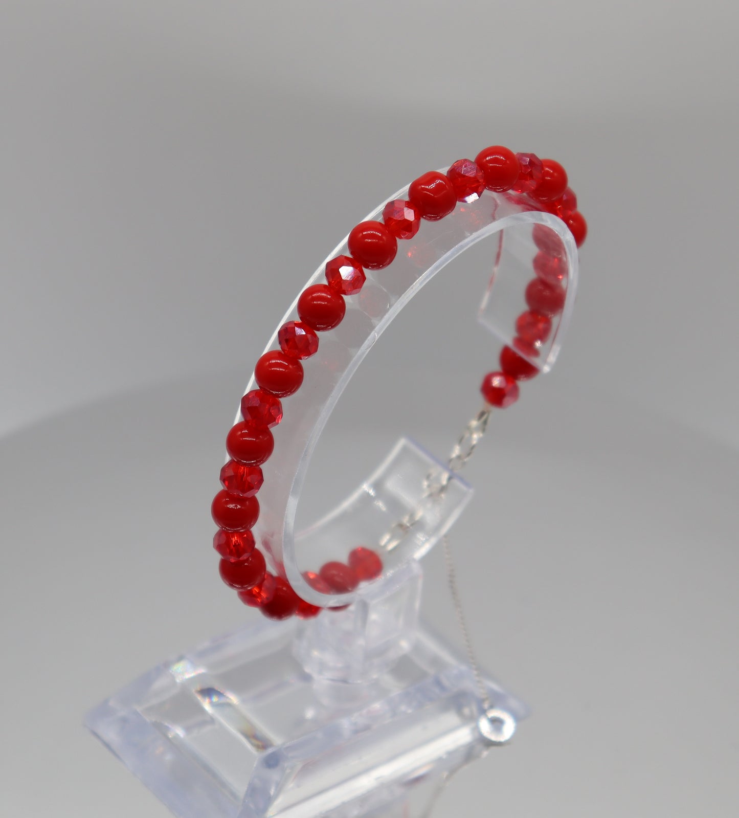 Elegant Armband i Silver med Kristaller