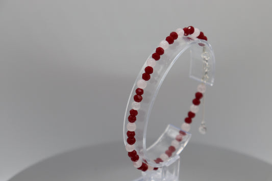 Elegant Armband i Silver med Kristaller