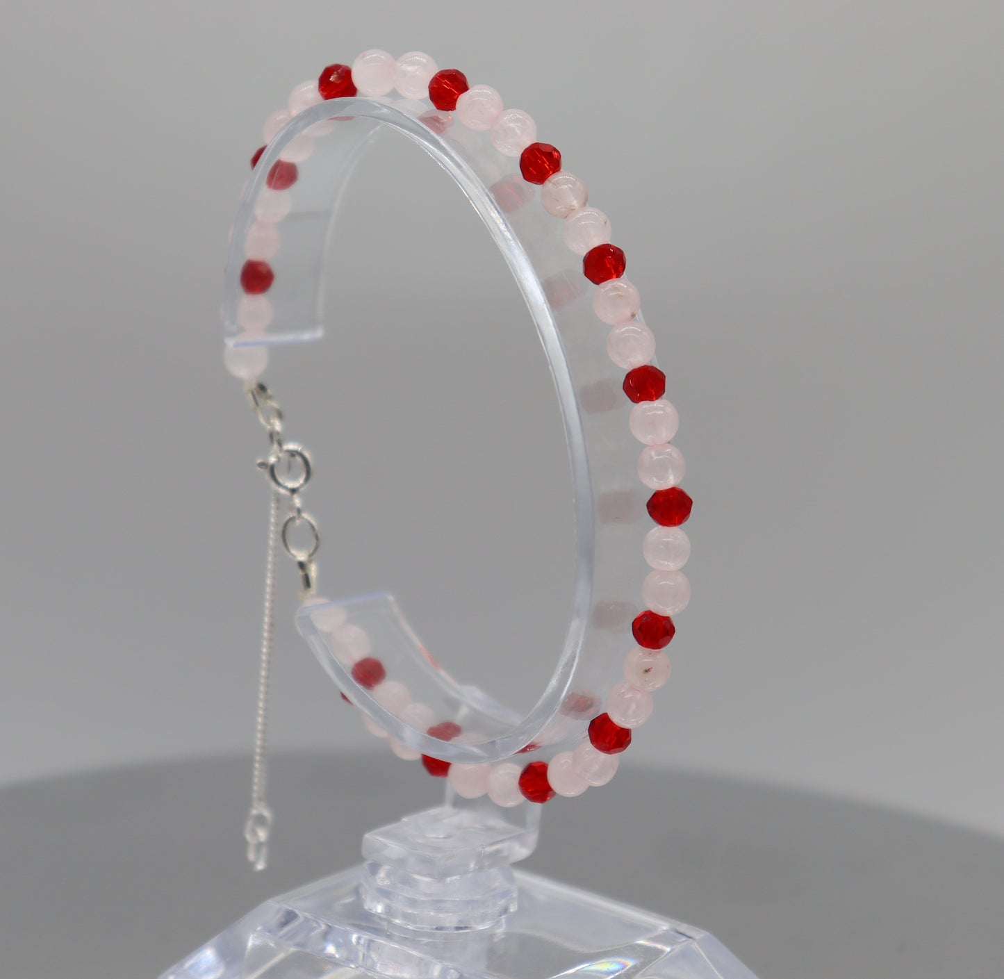 Elegant Armband i Silver med Kristaller