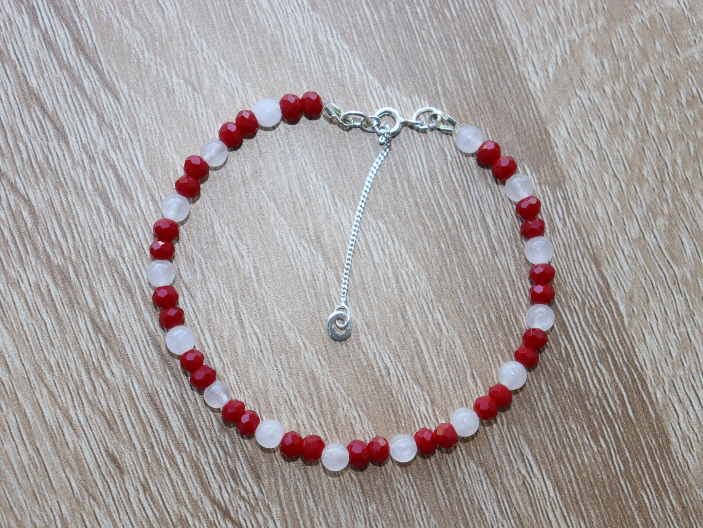 Elegant Armband i Silver med Kristaller