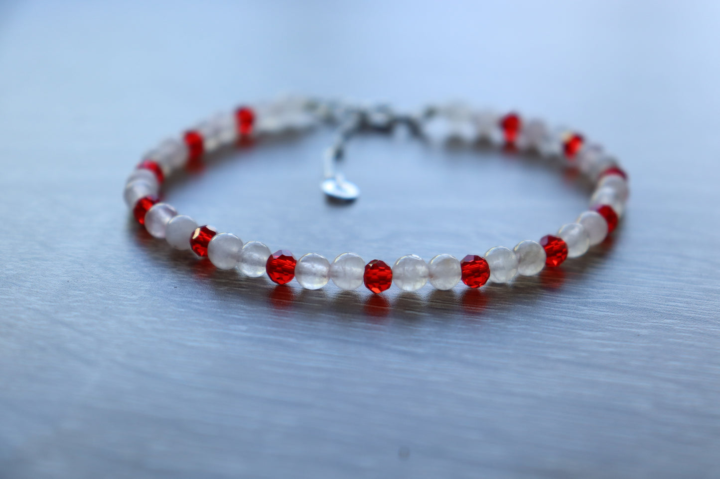 Elegant Armband i Silver med Kristaller