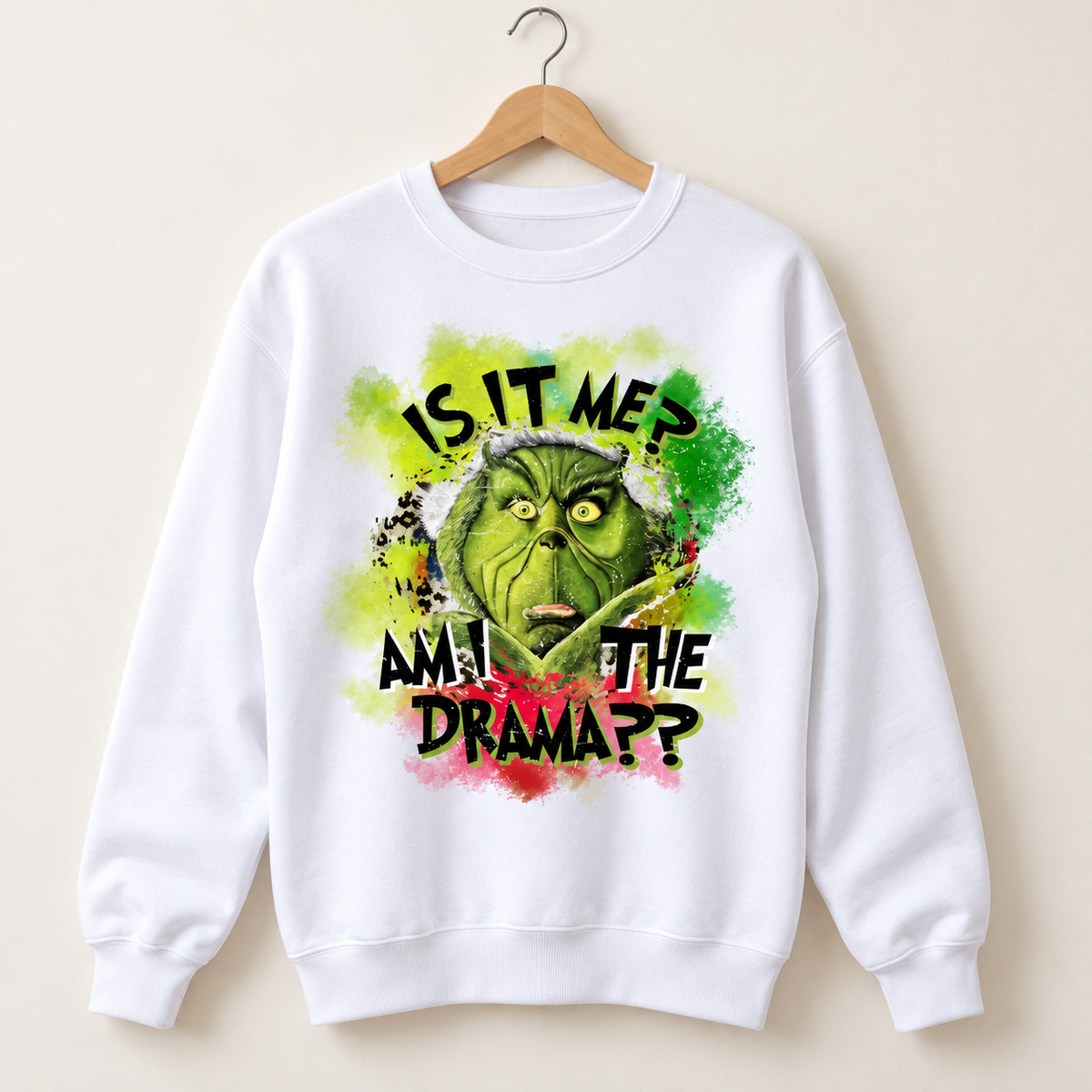 Sweatshirt med julmotiv – Is it me?